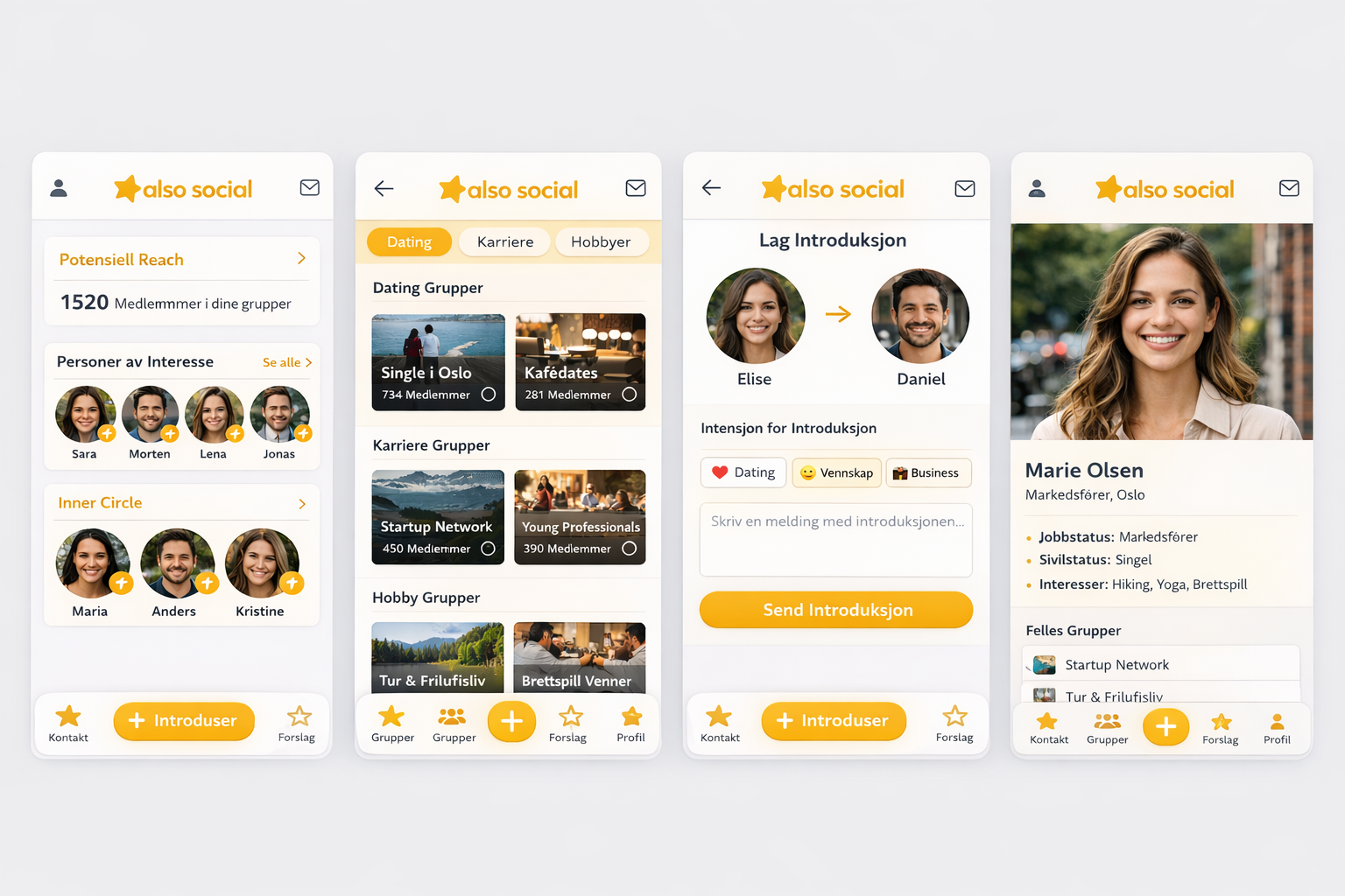Also Social app preview